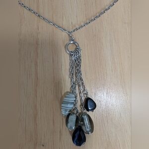 Lia Sophia Myth Necklace with Black and Gray Accents